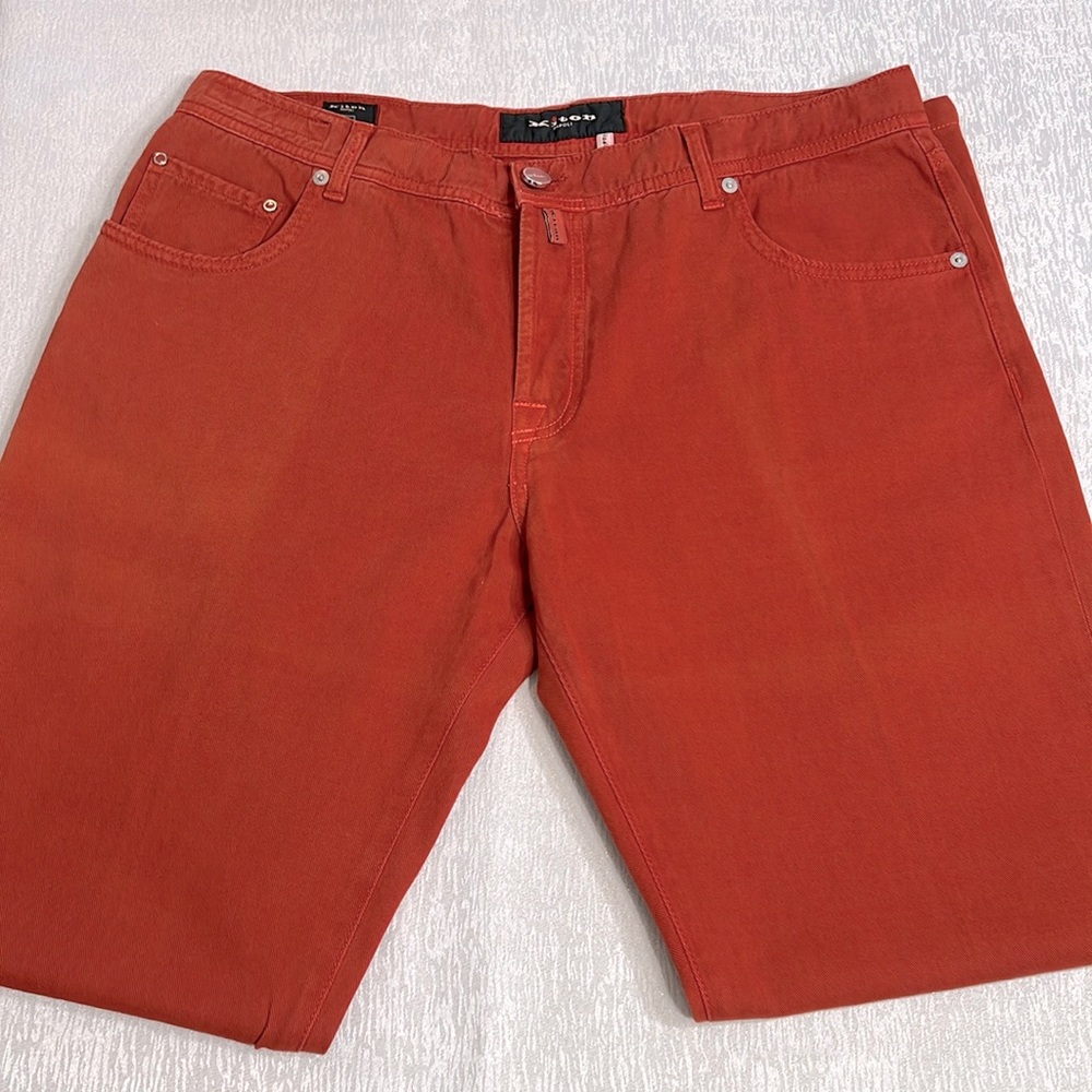 KITON 5 POCKETS 97% COTTON JEANS    Sz 36